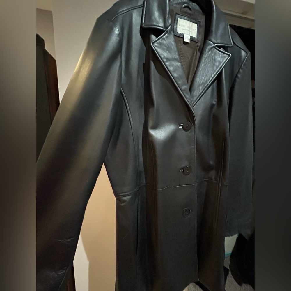 Worthington Black Leather Jacket